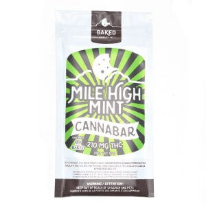 Mile High Mint Cannabar from Baked Edibles.