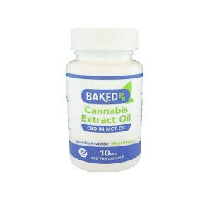 10mg CBD Caps by Baked Edibles